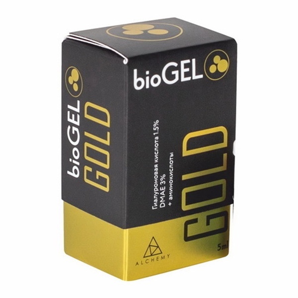BioGEL (Россия) Gold BioGEL | ГК 15 мг/мл + ДМАЭ 3% — Биоревитализация в Казани