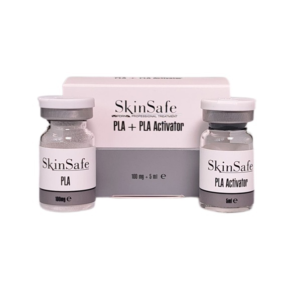 Skin Safe PLA + Activator (100 мг. + 5 мл.) - полимолочная кислота — Биорепарация - PDRN-терапия в Казани