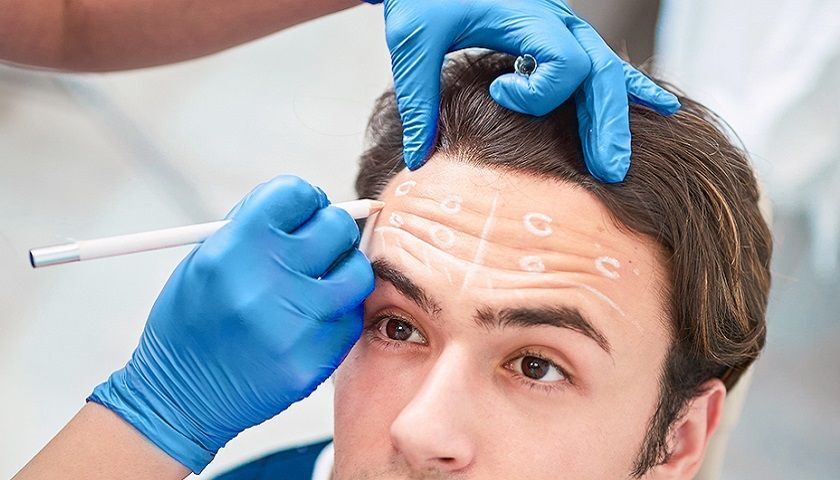 Botox/Диспорт/Xeomin/Релатокс Ботулинотерапия: лоб + межбровье + глаза — Мужская косметология в Казани